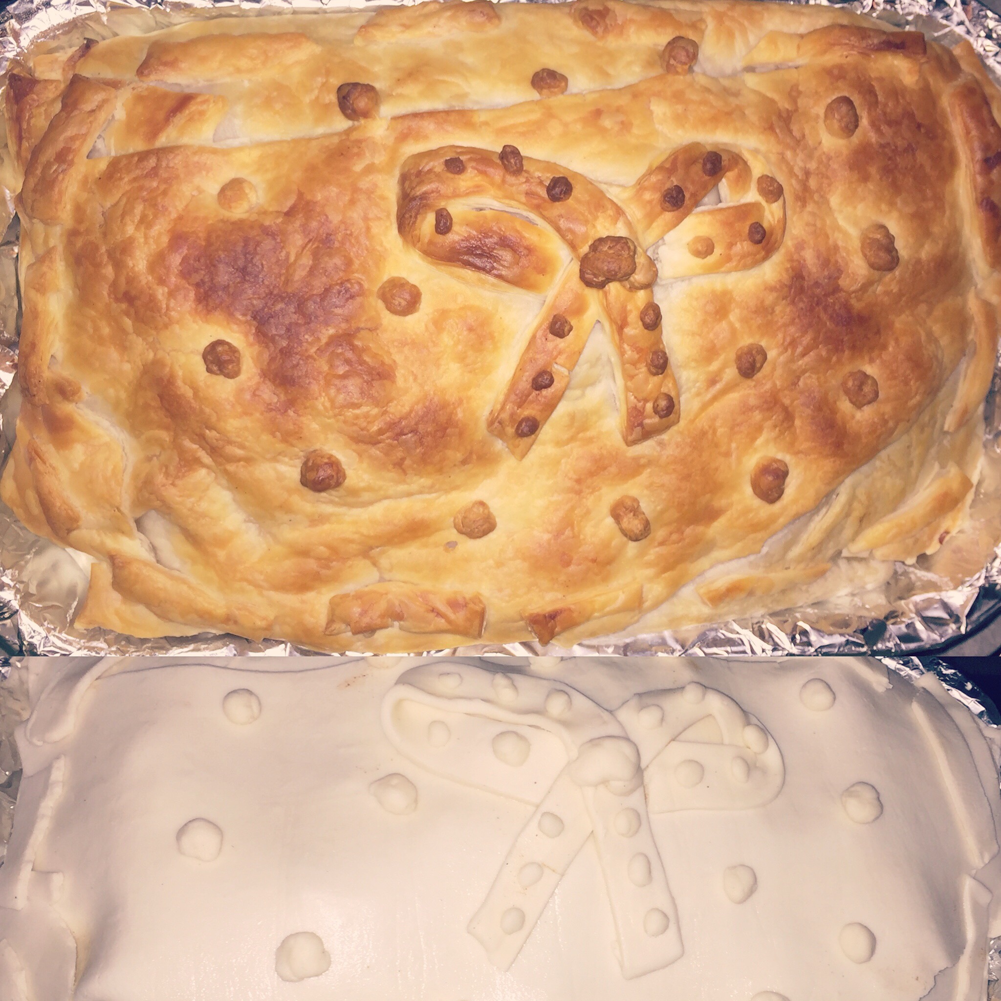 apple pie with a bow tie