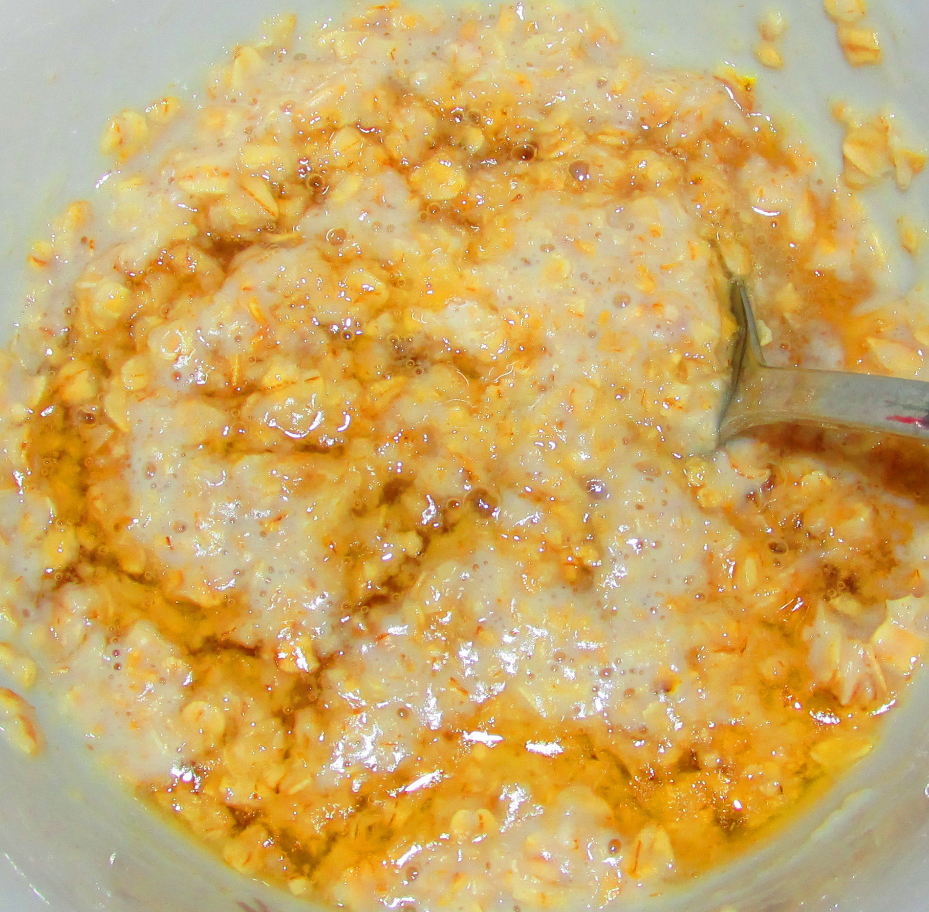 Breakfast of the Champions: honey protein porridge