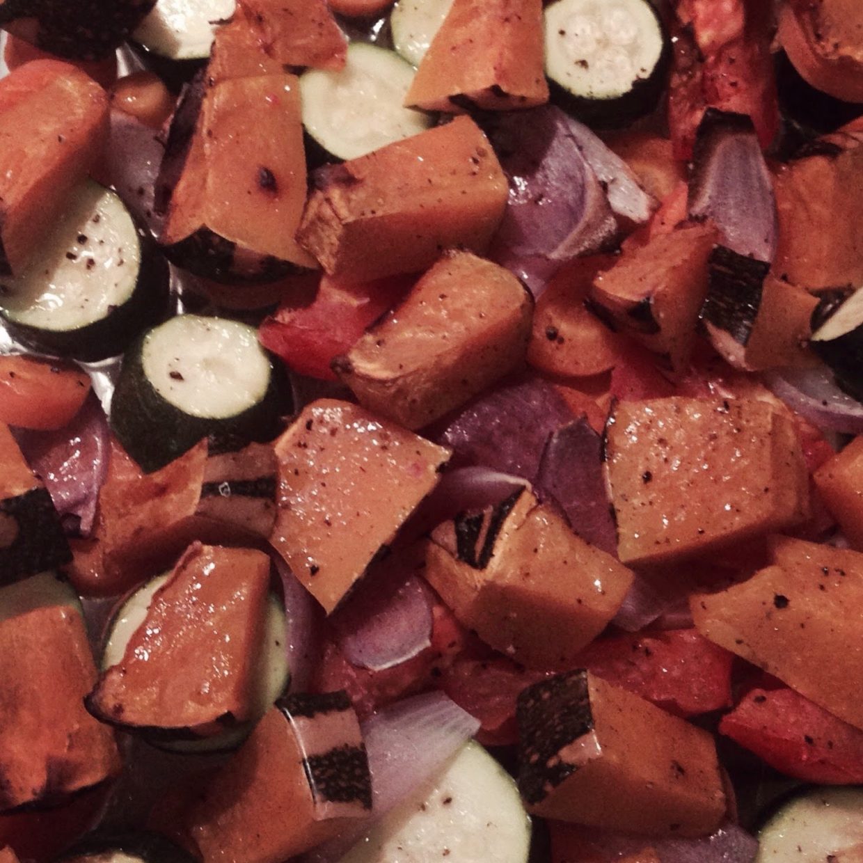 Roasted Vegetables in Oven