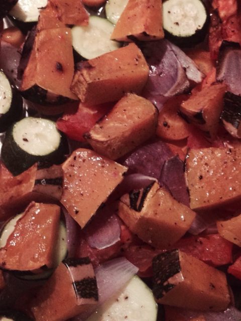 Roasted Vegetables in Oven